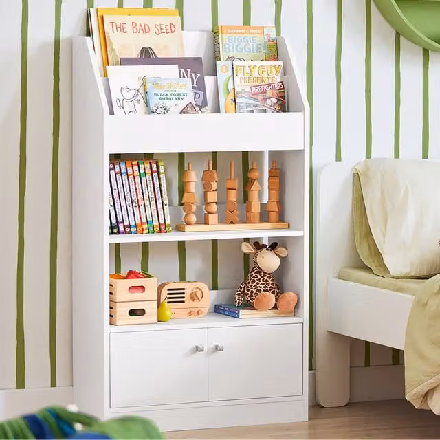 SoBuy Childrens Bookcase in White