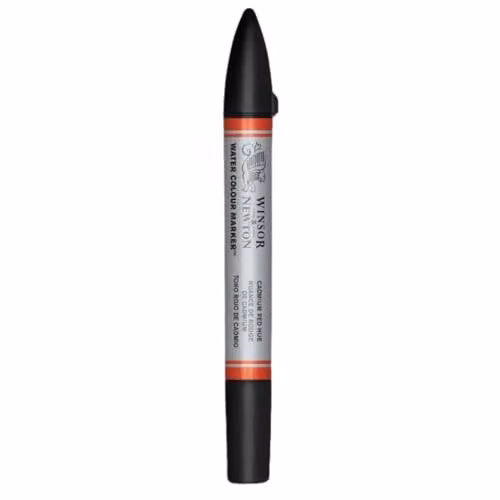 Winsor & Newton Water Colour Brush Marker in Red