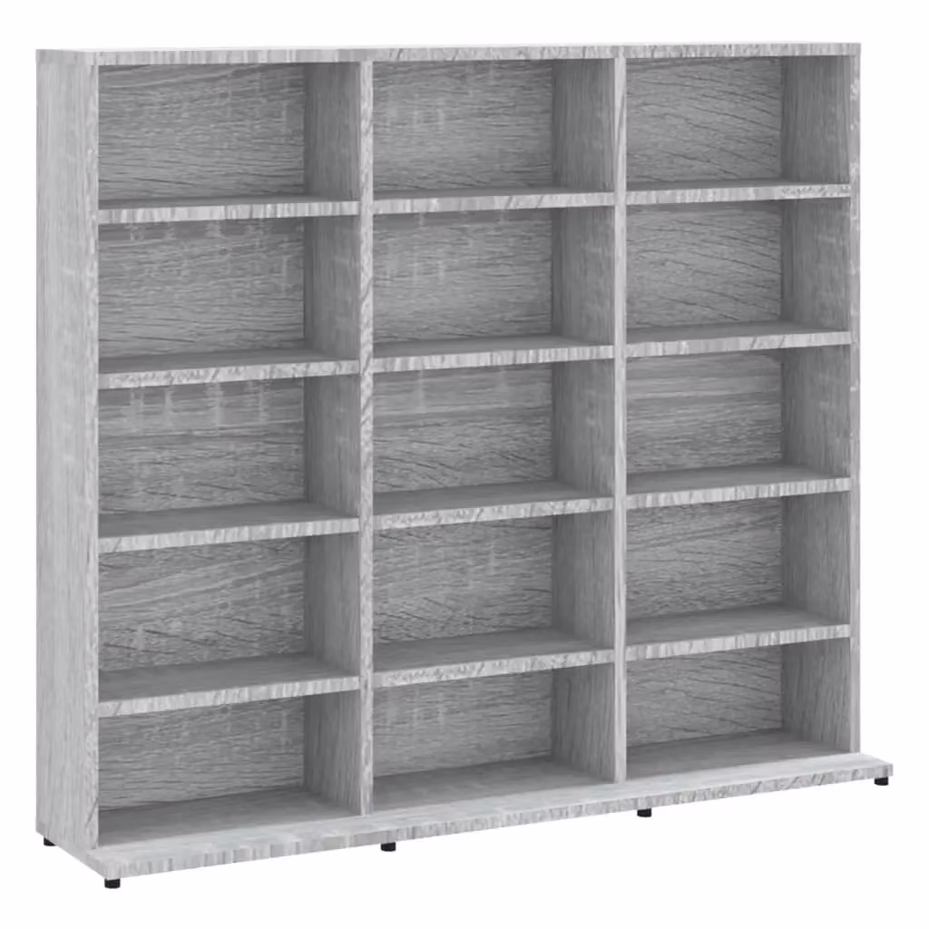Berkfield Home Grey Sonoma CD Cabinet W/D/H: 102 x 23 x 89.5 cm – 2