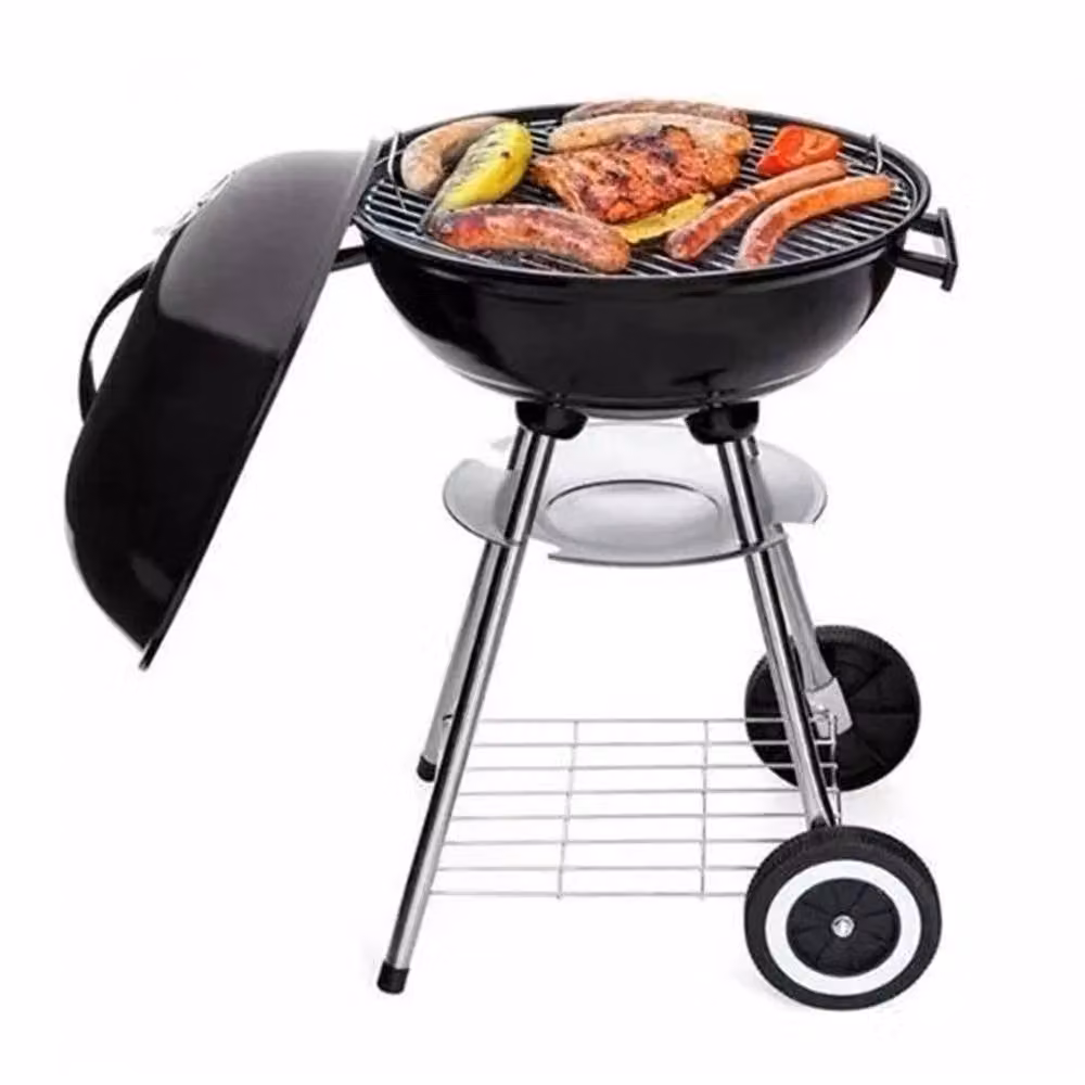 SPETLEK Black Round Kettle Charcoal BBQ Grill, 43 cm Diameter – 3
