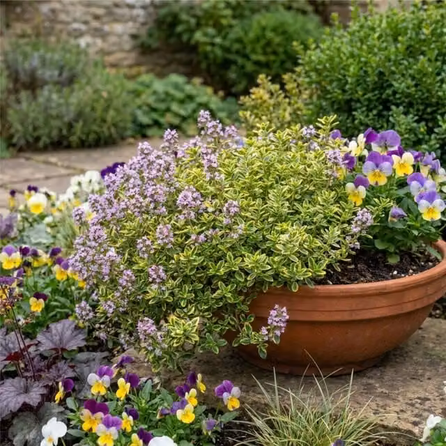 Plants by Post Lemon Scented Thyme Doone Valley Herb, 1L Potted
