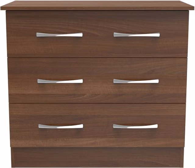 2 U Hampshire 3 Drawer Chest in Walnut – 1