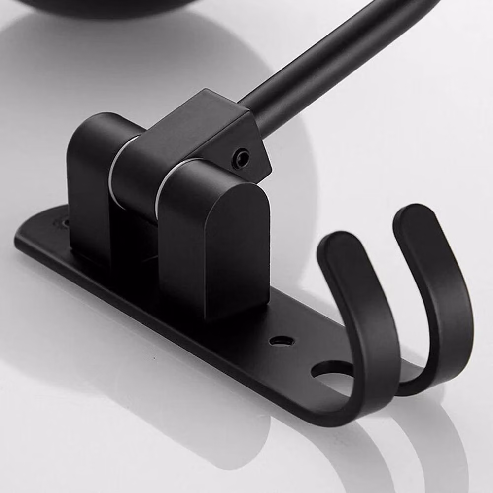 SPETLEK Black Metal Wall Mounted Display Stand Hook Hanger – 3