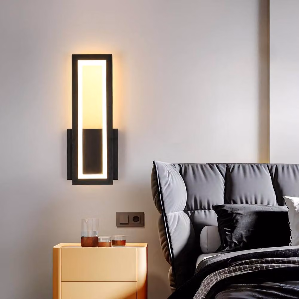 Pheashine Black Modern LED Wall Light, 16W, 3000K Warm White, 2000LM, 32 cm – 2