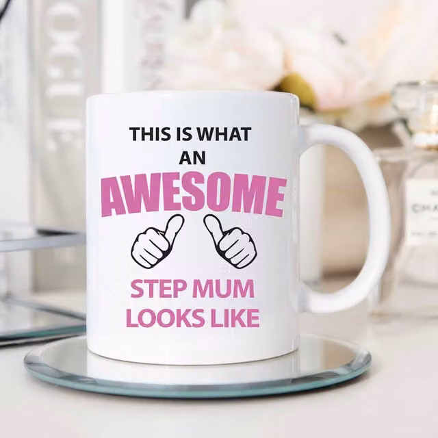 60 Second Makeover Limited This Is What An Awesome Step Mum Looks Like Ceramic Mug in White