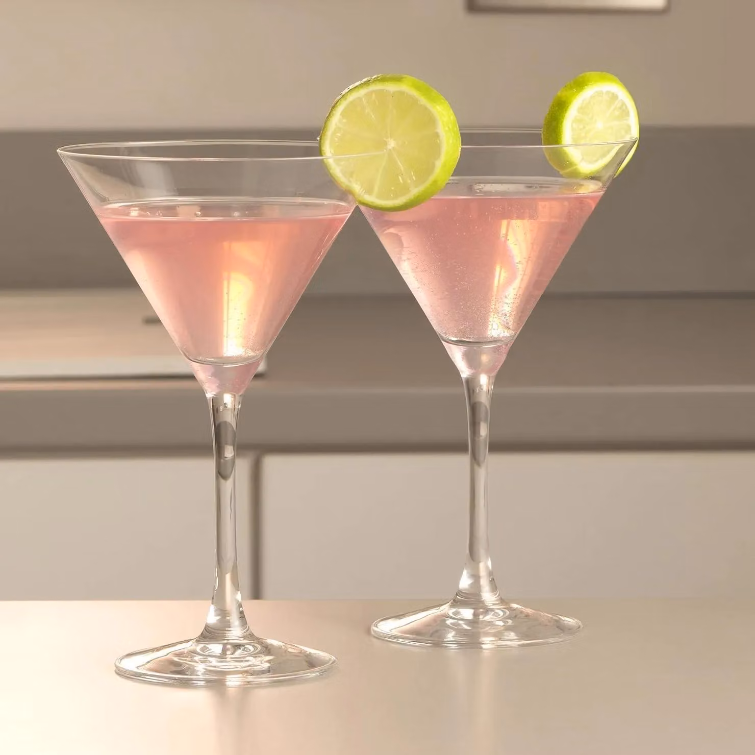 Cristal d'Arques Grand Chateau Crystal Martini Cocktail Glasses, Set of 2, Transparent, 300 ml – 2
