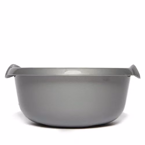 Wham Silver Round Plastic Washing Up Bowl, Diameter: 28 cm