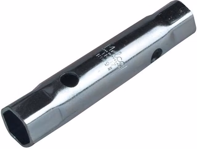 Melco Metric Steel Ring Box Spanner Set in Silver and Multicolour
