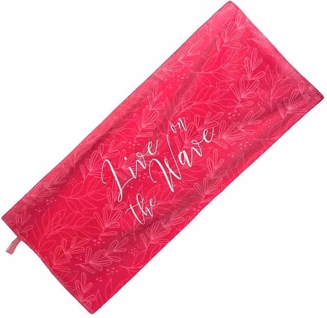 Aquawave Rannas Pink Floral Cotton Beach Towel W: 180 cm, H: 75 cm