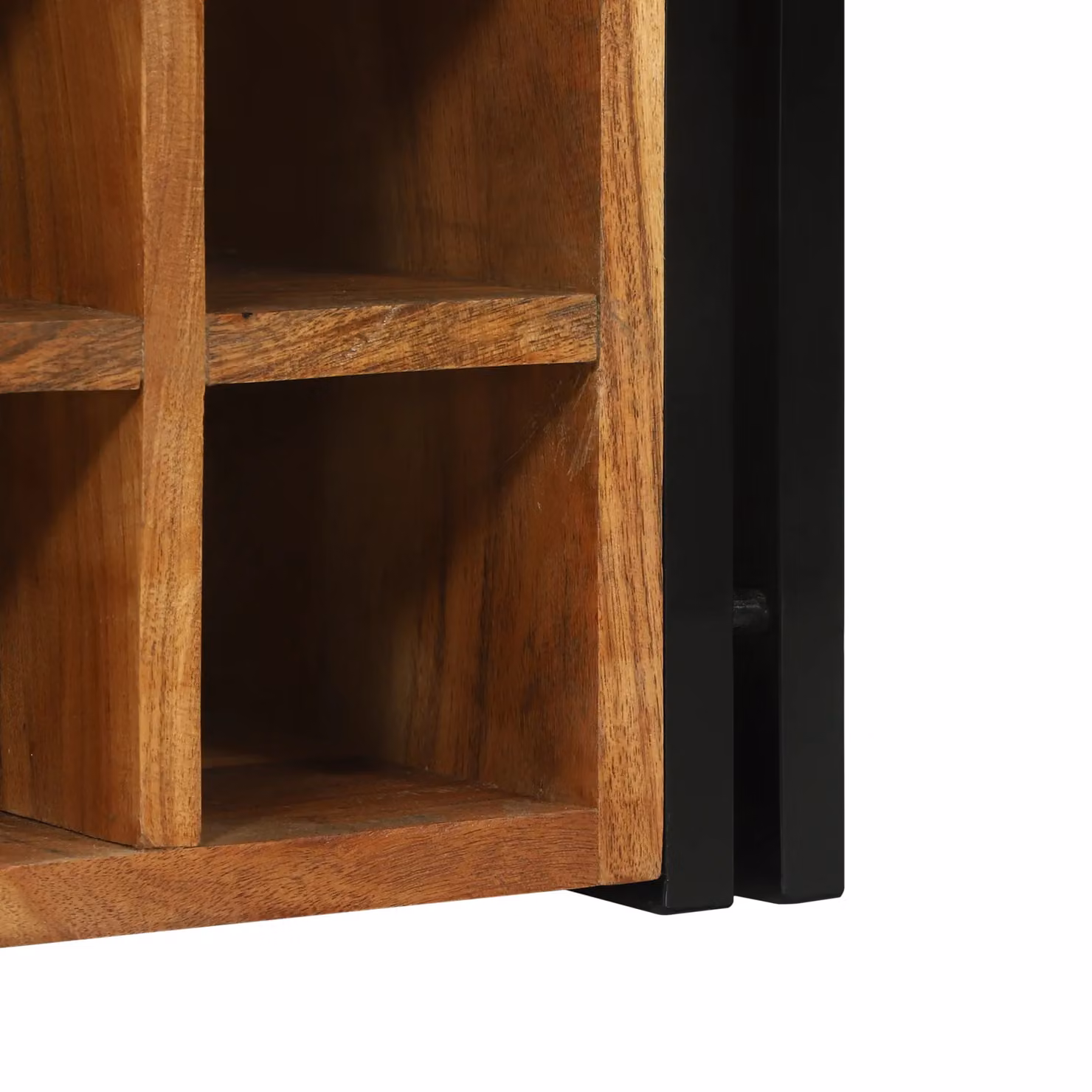 Berkfield Home Minimalist Acacia Wood Wine Rack, Brown, W/D/H: 34.5 x 35 x 39 cm – 3