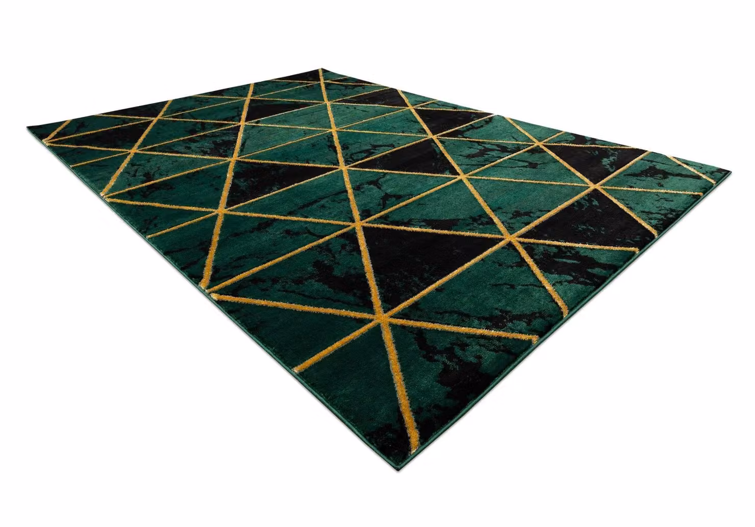 RugsX Emerald Green Geometric Rug, W: 140 cm, D: 190 cm – 4