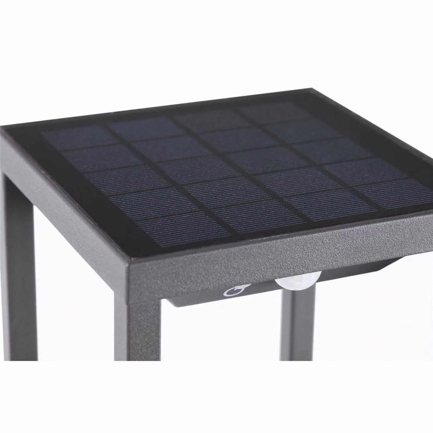 Netlighting Saura Solar Powered LED Outdoor Bollard Light with PIR Motion Sensor, Dark Grey, IP54 Rated – 2