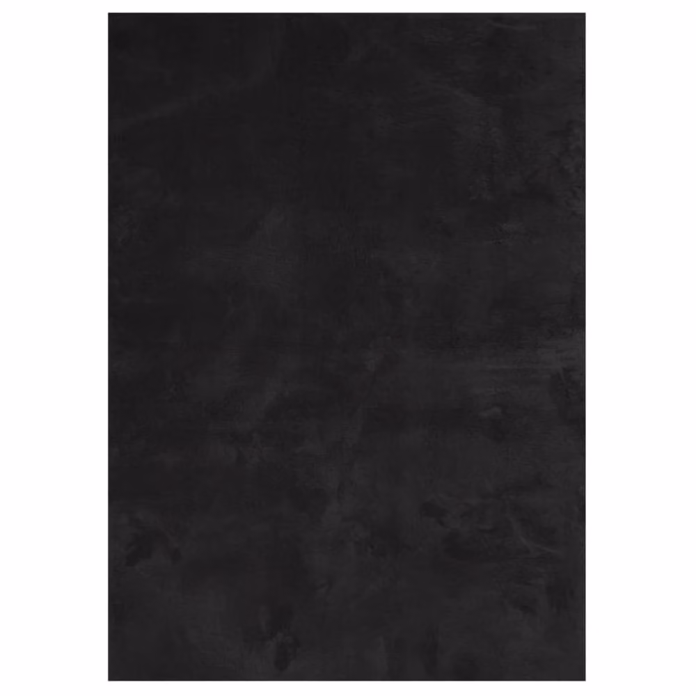 Berkfield Home HUARTE Short Pile Washable Black Rug, W/D/H: 120 x 170 cm – 2