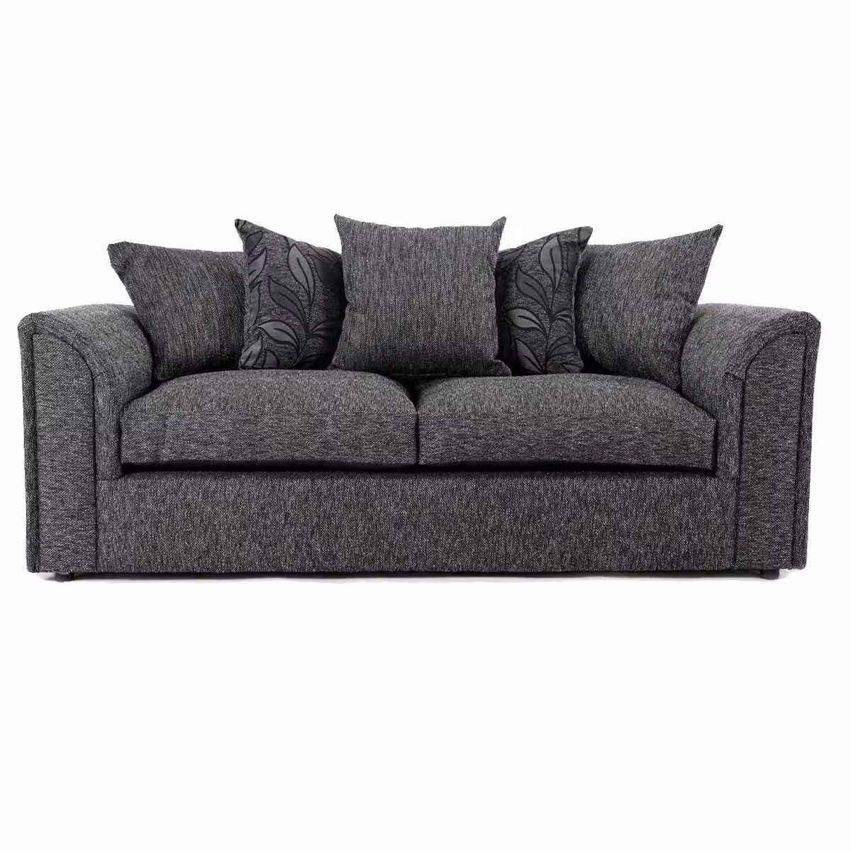 Furnishings For Less UK Byron Dundee Chenille Fabric Sofa Set, 3 and 2 Seater, Grey – 2