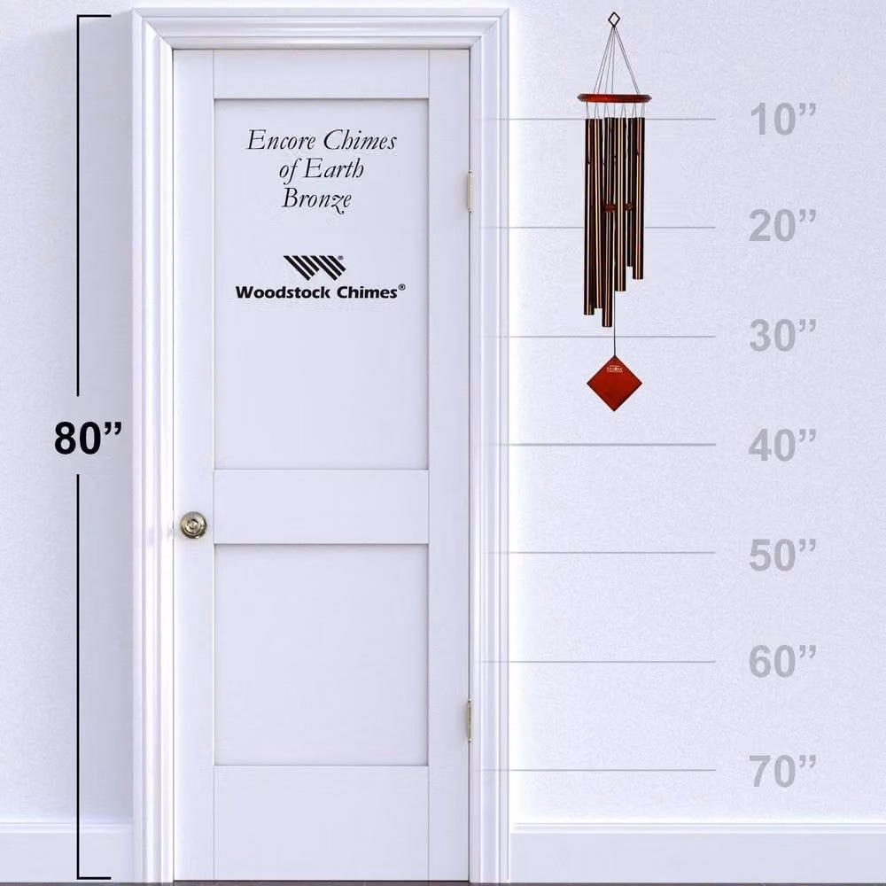 Woodstock Chimes Encore Chimes Of Earth Wind Chime in Bronze – 3