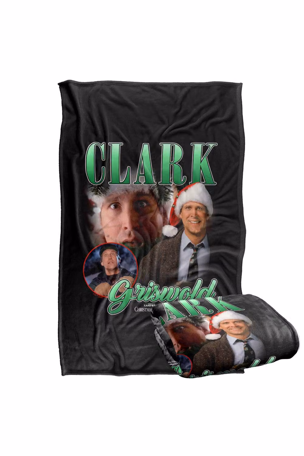 Warner Bros. National Lampoon's Christmas Vacation Clark Griswold Collage Silky Touch Blanket, Multicolour, Extra Large – 2