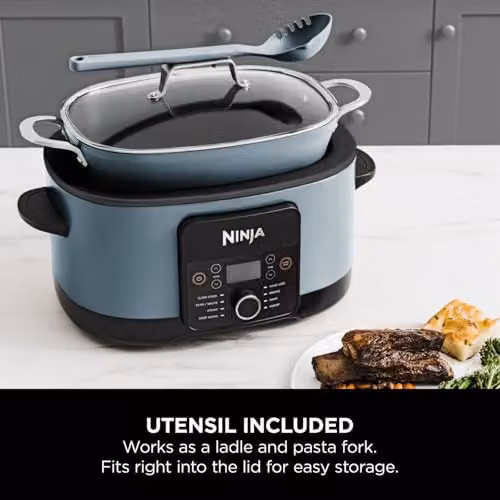 Ninja Foodi PossibleCooker 8-in-1 Slow Cooker, 8L, Sea Salt Grey MC1001UK – 6