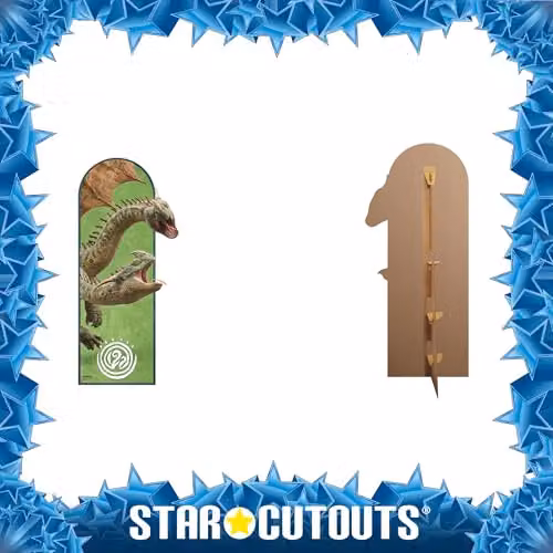 Star Cutouts Hideous Zippleback Sailboard How to Train Your Dragon Live Action Cardboard Cutout, Multicolour, Height: 182 cm – 5
