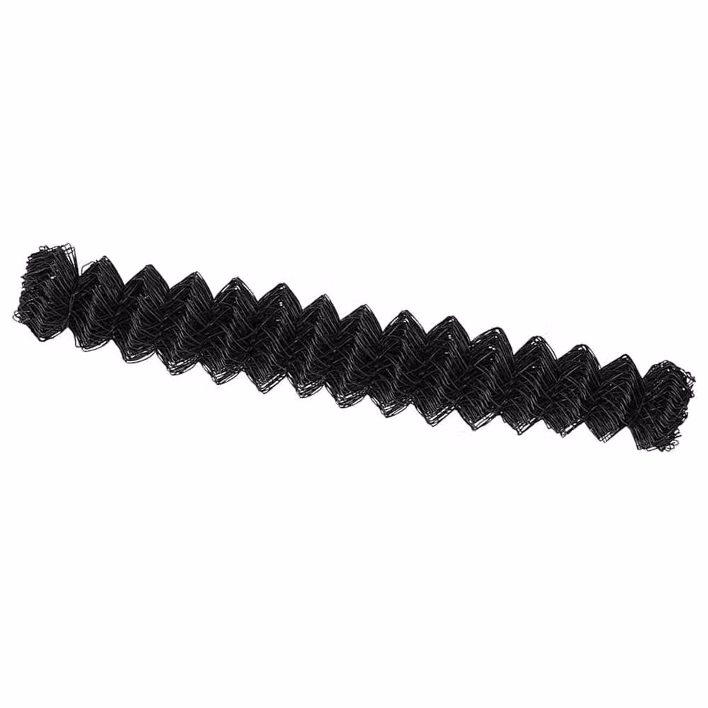 Berkfield Home PVC Coated Galvanised Steel Chain Link Fence in Dark Grey, H: 150 cm, W: 10 m – 3