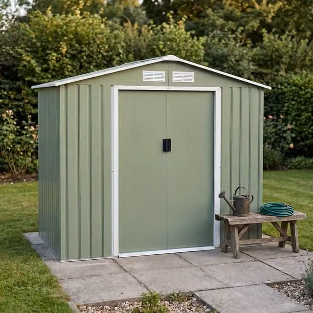 sweeek Garden Shelter with Anchor Kit, Light Green, 2.71 m² – 1