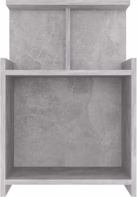 Berkfield Home Wall Mounted Bed Cabinet in Concrete Grey, W/D/H: 40 x 35 x 60 cm