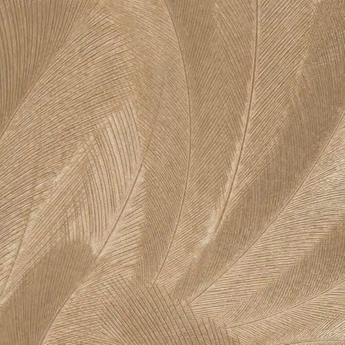 Erismann Ploom Gold Metallic Textured Vinyl Leaf and Floral Wallpaper