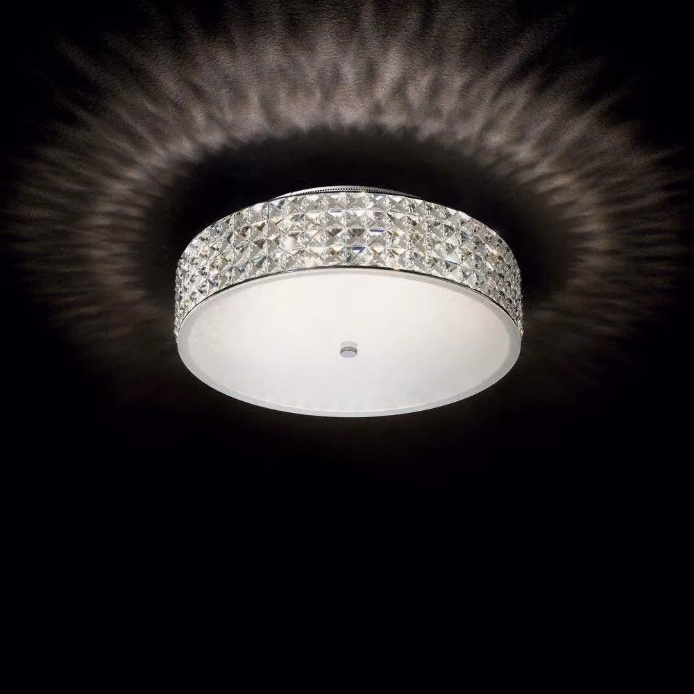 Ideal Lux Roma 6 Light Chrome Ceiling Light with G9 Halogen Bulbs – 2