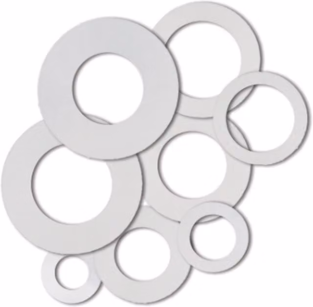 Thomas Dudley White Plastic and Rubber Pillar Tap Washer 3/4"