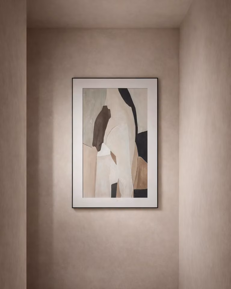 Tommy Franks Oracle Modern Abstract Geometric Wall Artwork, Multicolour, W: 150 cm, H: 100 cm