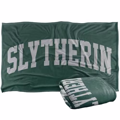 LOGOVISION Harry Potter Slytherin Arched Super Soft Fleece Throw Blanket, Multicolour