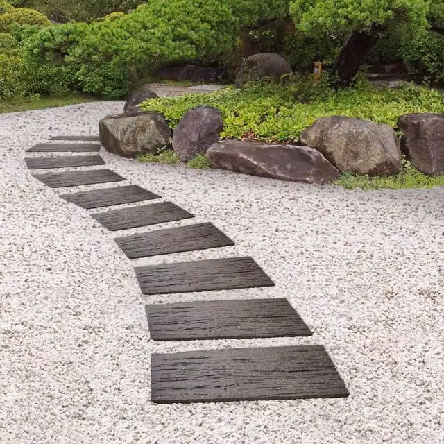 Ihana Grey Rubber Stomp Stone 65 cm