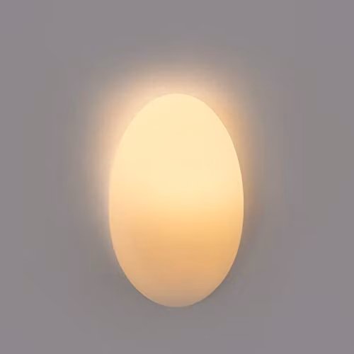 Netlighting FORLIGHT Glass Flush Wall Fixture, White, E27, 60W, 23.5 cm – 2