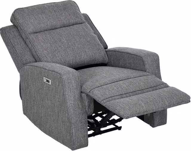 FORGEVIO Electric Fabric Recliner Armchair in Grey