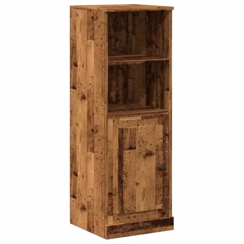 vidaXL Highboard in Old Wood Brown, W/D/H: 36.0 x 35.5 x 103.5 cm – 1