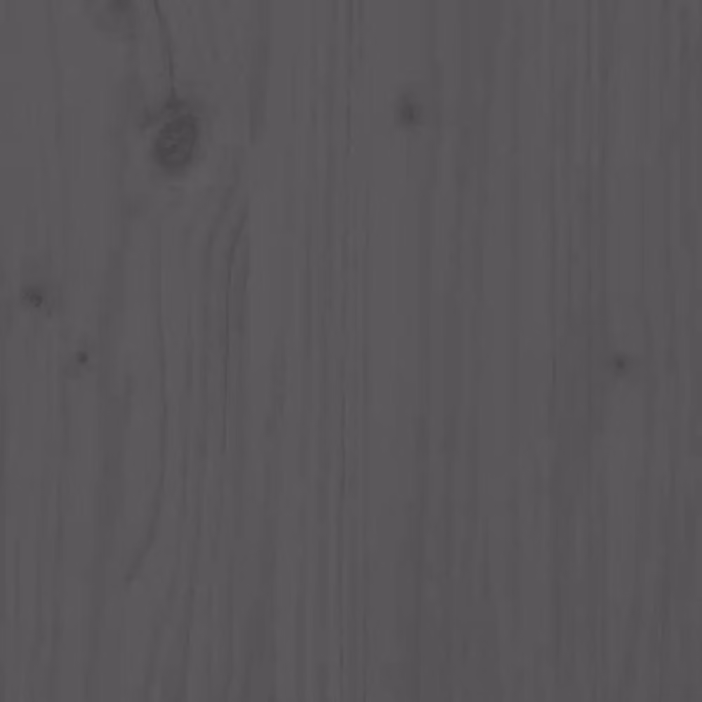 Berkfield Home Beautiful Grey Solid Pine Wood Bed Headboard W: 206 cm, D: 4 cm, H: 100 cm – 3