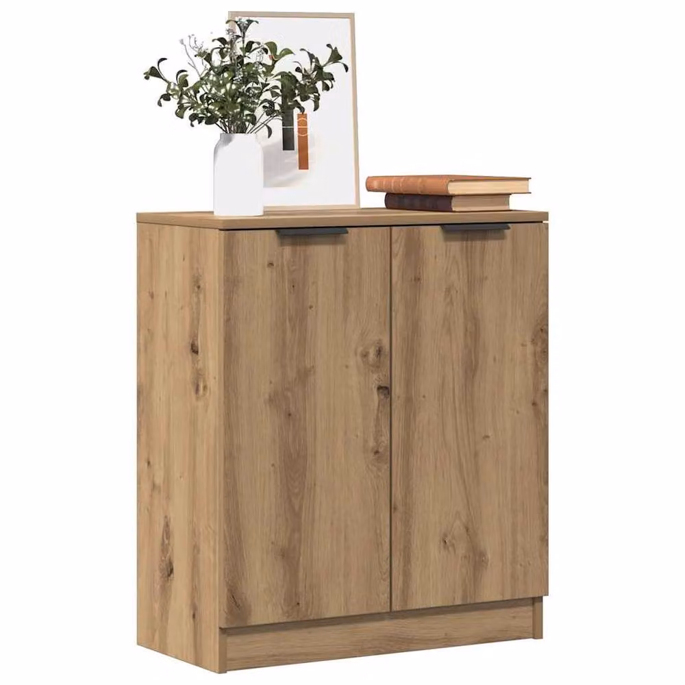 Berkfield Home Artisan Oak Sideboard in Brown, W/D/H: 60 x 30 x 70 cm – 3