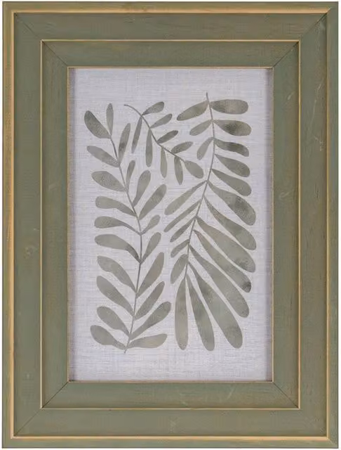 Lemon Pavilion Furniture and Decor Vilde Rectangular Wood Photo Frame, Green, 5x7 inch – 1