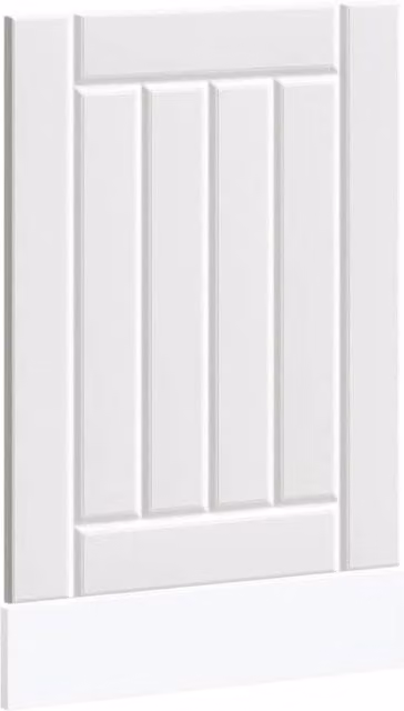 Berkfield Home Lucca Dishwasher Panel in White Engineered Wood – 1