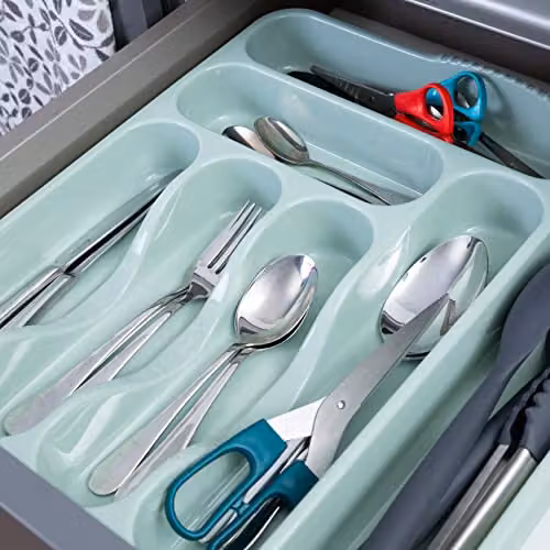 Wham Casa 4 Piece Plastic Kitchen Set in Silver Sage – 3