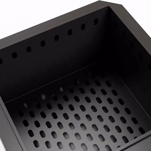 Outsunny Smokeless Wood Burning Fire Pit in Black, Diameter: 48 cm – 8