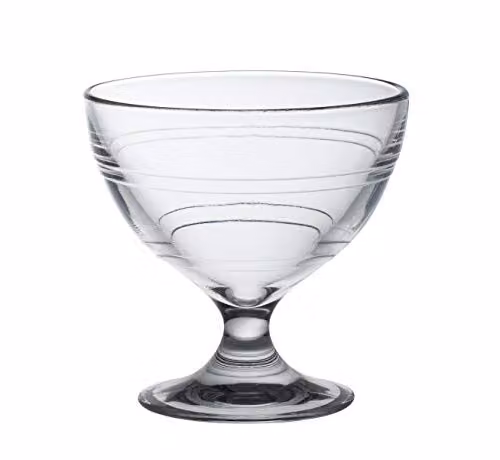 Duralex Gigogne Glass Dessert Bowls, 250 ml, Pack of 6, Transparent