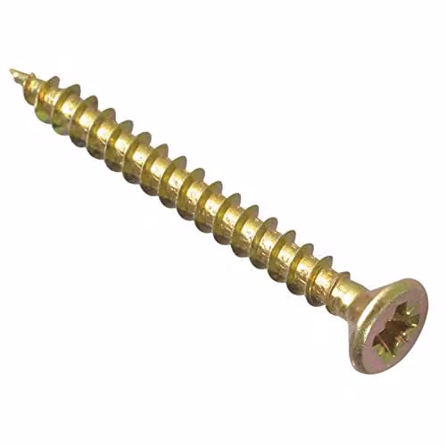 Forgefix Multi-Purpose Pozidriv Chipboard Screws, Self-Countersinking, Zinc, 4.0 x 40 mm, Box of 200