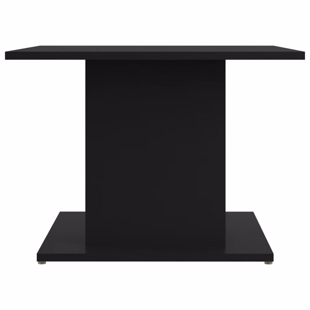 Berkfield Home Modern Square Coffee Table in Black, W/D/H: 55.5 x 55.5 x 40 cm – 4