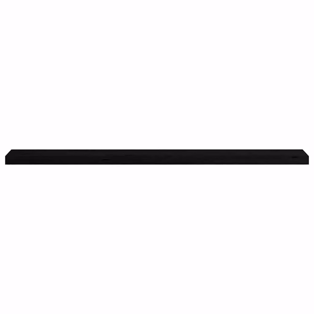Berkfield Home Solid Oak Wood Window Sills, 2 Pieces, Dark Brown, W: 140 cm, D: 15 cm, H: 2 cm – 2