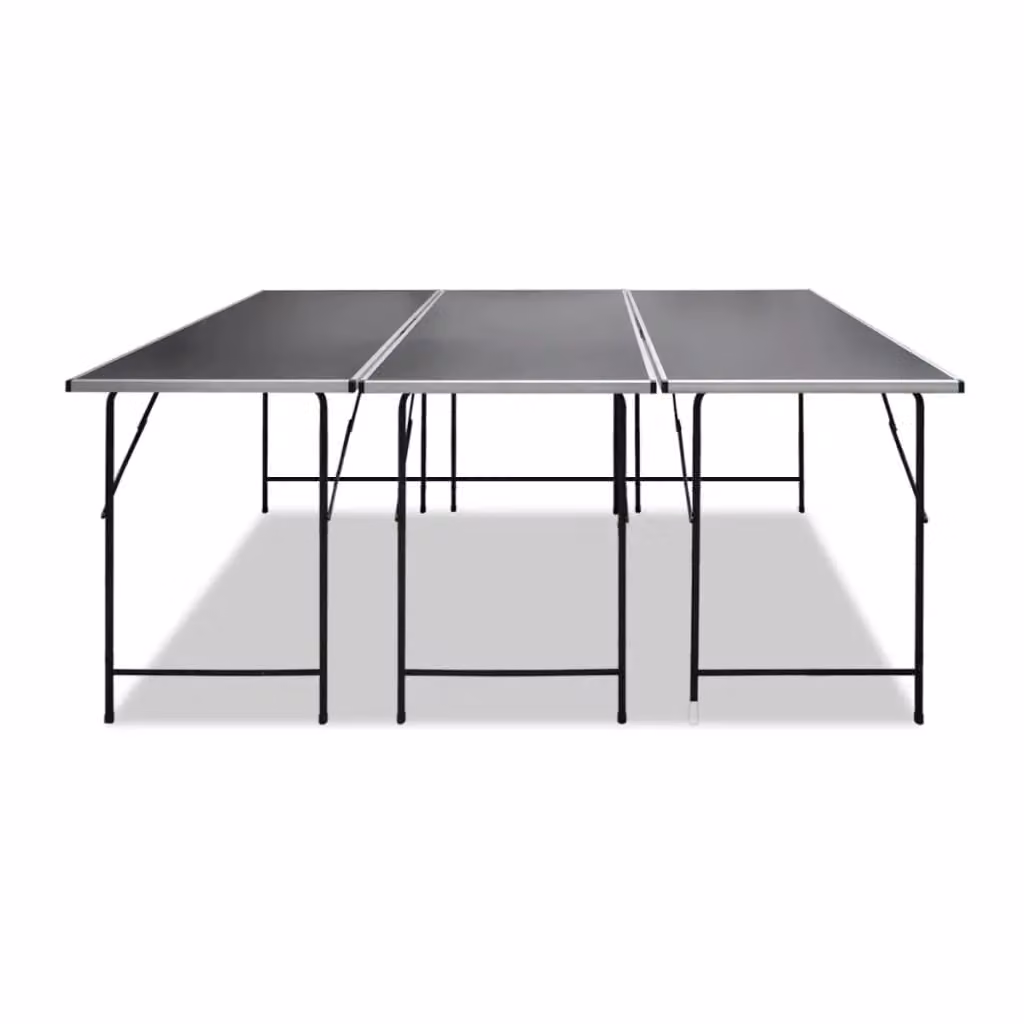 Berkfield Home Set of 3 Foldable Rectangular Pasting Tables in Black – 2