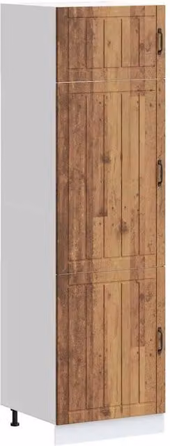 Berkfield Home Lucca Kitchen Cupboard in Old Wood Brown – 1