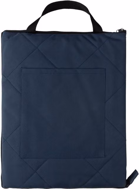 XD Design Foldable Blue Quilted Picnic Blanket with Carry Bag – 1