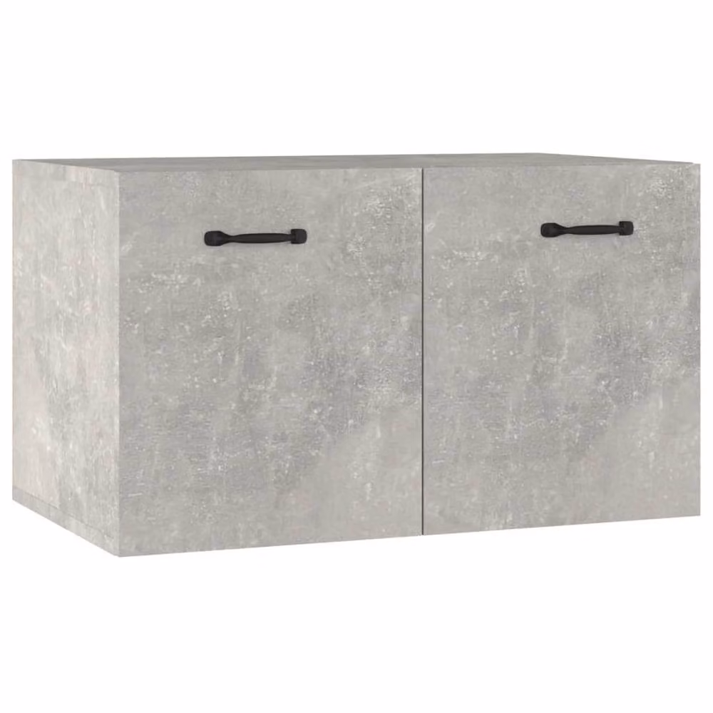 Berkfield Home Wall Mounted Cabinet in Concrete Grey, W/D/H: 60 x 35 x 35 cm – 2