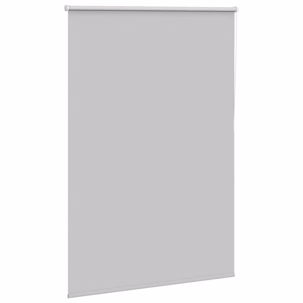 Berkfield Home Blackout Roller Blind in Grey, Thermal Insulating Polyester Fabric, W: 60 cm, H: 130 cm