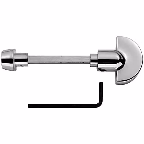 Loops Slim Thumbturn Lock and Release Handle with Rosette Set, Polished Chrome, 67mm Spindle